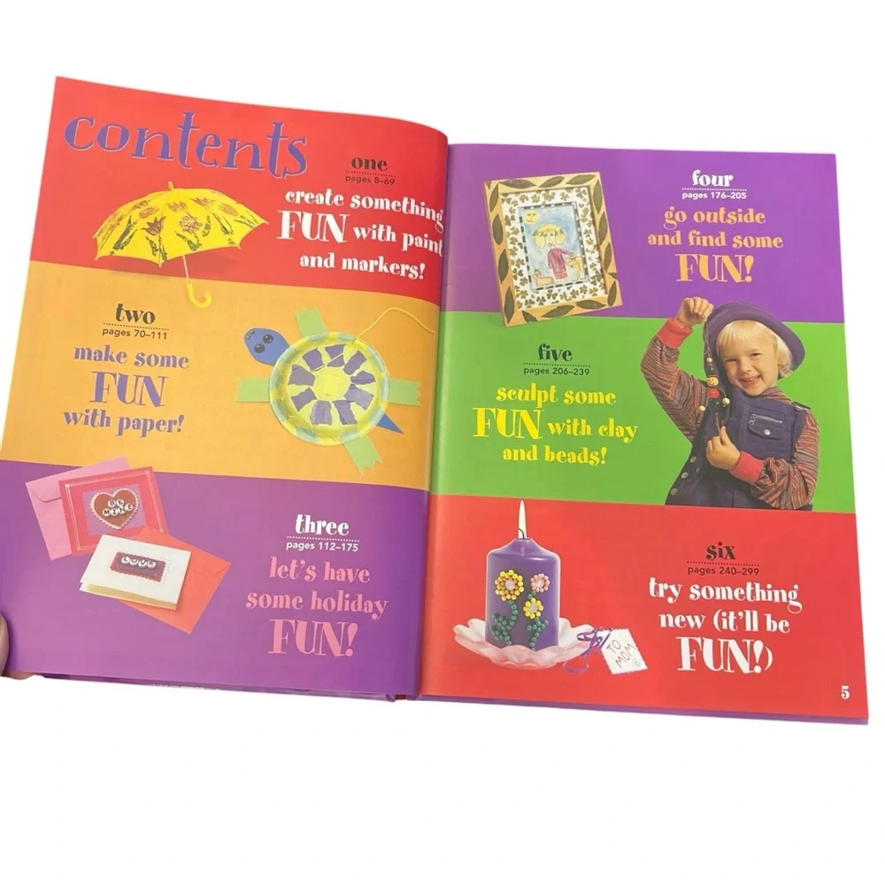 Big Book of‎ Kids Crafts: 301 Projects for Kids 4 to 12 Hardcover Homeschool Fun